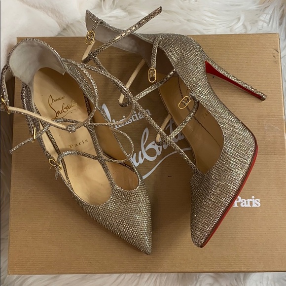 Christian Louboutin Glitter Heels - Picture 2 of 16